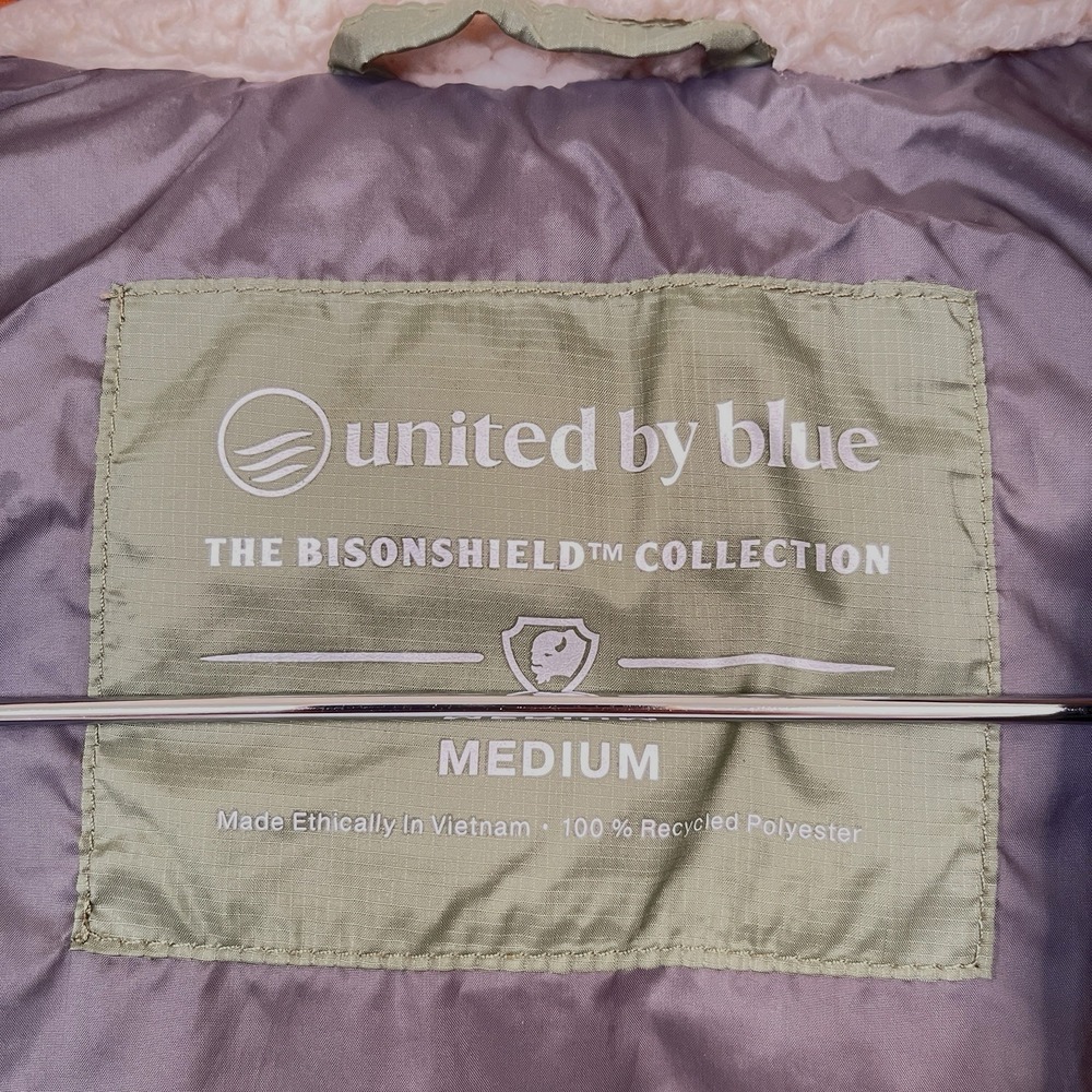 United By Blue Women Hooded Vest M Running Wall Granola Full Zip Hike Layering - Picture 6 of 15